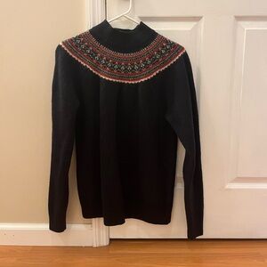 Uniqlo x J.W. Anderson Fair Isle Mock Neck Sweater
